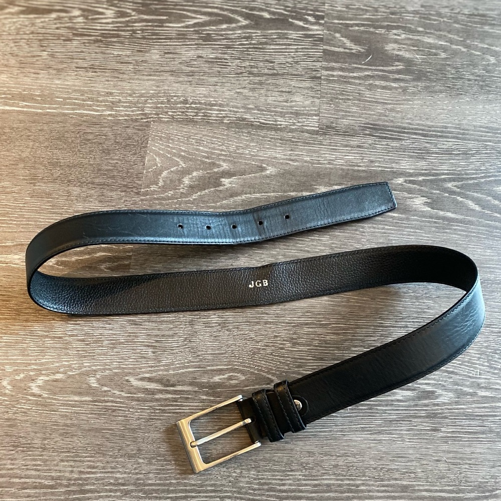 Hand made leather custom belt from Florence